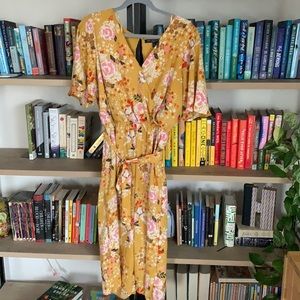 Yellow Floral Women’s Jumpsuit